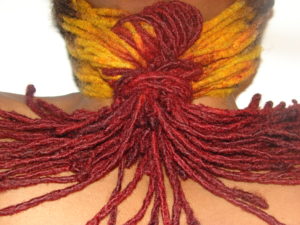 atlanta loc hair color specialist stone mountain red ombre dreads23